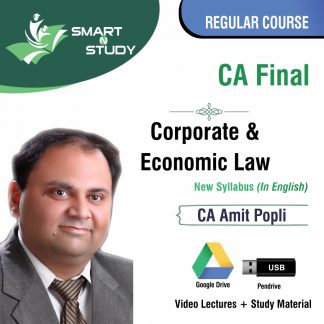 CA Final Corporate and Economic Law by CA Amit Popli (new syllabus in English) Regular Course