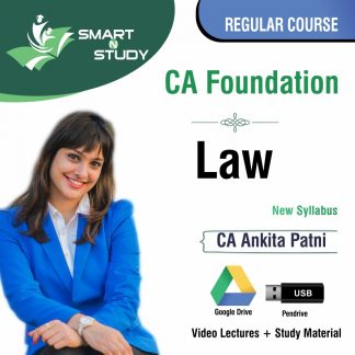 CA Foundation Law by CA Ankita Patni (new syllabus) Regular Course
