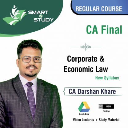 CA Final Corporate & Economic Law by CA Darshan Khare (new syllabus) Regular Course