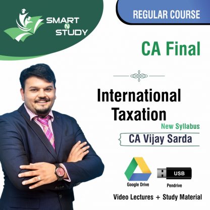 CA Final International Taxation by CA Vijay Sarda (new syllabus) Regular Course