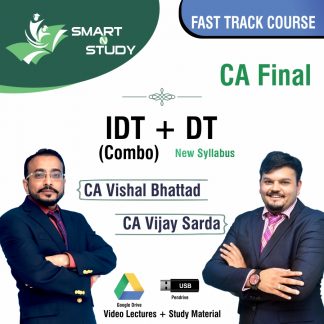 CA Final IDT+DT (Combo) by CA Vishal Bhattad and CA Vijay Sarda (new syllabus) Fast Track Course